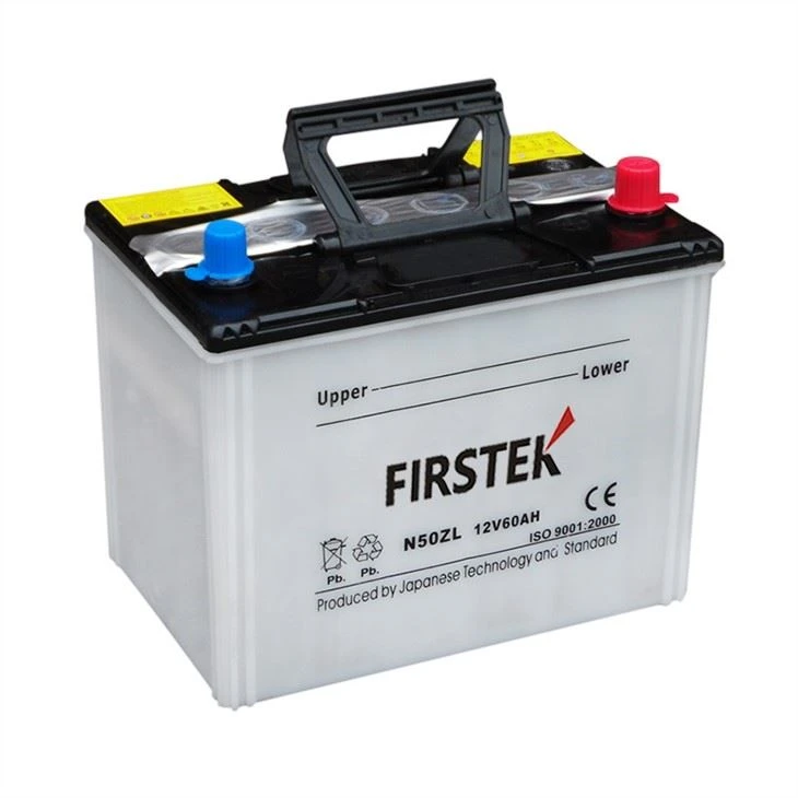 Bateria de carro carregada a seco N50ZL 12V 60AH JIS