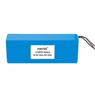 Bateria de rastreador solar LiFePO4 25.6V12Ah 8S2P
